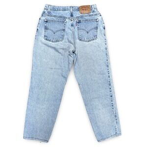 Vintage 90s Levis 550 Jeans Women's Size 12 Reg M 30x28 Relaxed Tapered Leg Blue